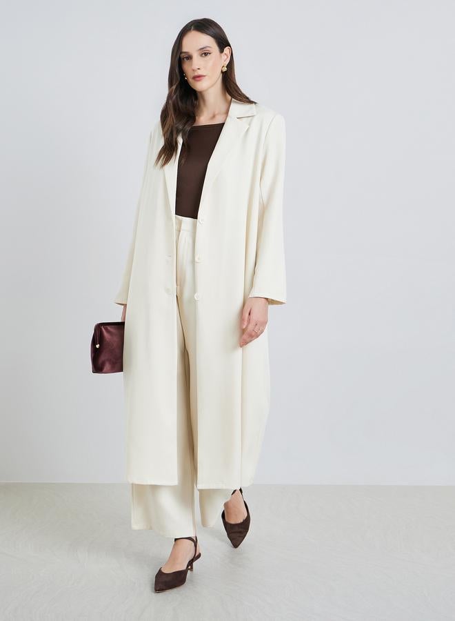 ستايلي كيمونو بليزر بأزرار وياقة نوتش - Image 5